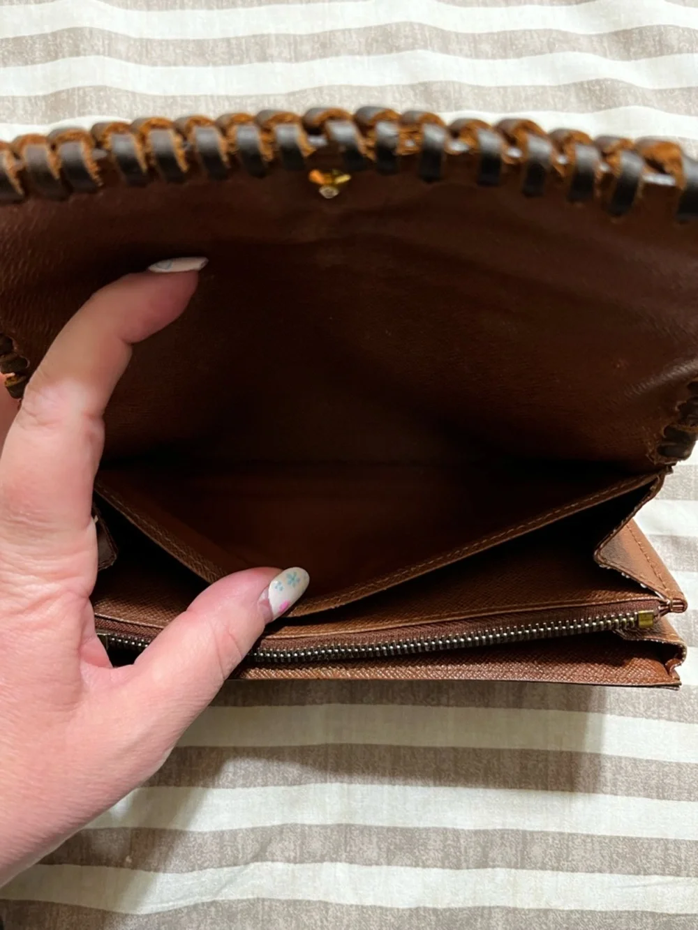 Louis Vuitton Monogram Braided Edge Wallet - 💯 guaranteed authentic! - Picture 6 of 13
